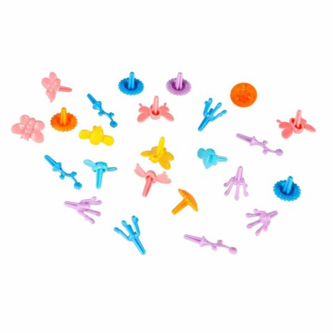 Klocki magnetyczne tor wyścigowy samochodowy 1 pojazd świecący 153 elementy