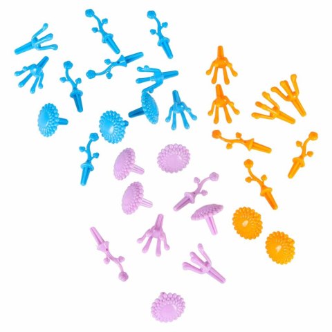 Klocki magnetyczne tor wyścigowy samochodowy 2 pojazdy świecące 310 elementów