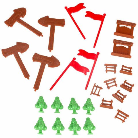 Klocki magnetyczne tor wyścigowy samochodowy 2 pojazdy świecące 310 elementów