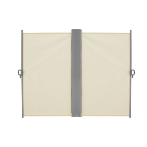 Markiza narożna boczna tarasowa LUARO parawan zwijany 180 x 620 cm beżowy