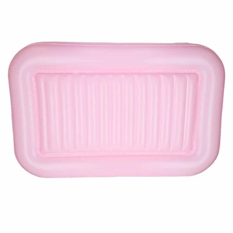 Materac dmuchany do pływania, leżak do opalania z poduszką 175cm różowy