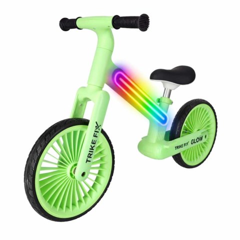 Rowerek biegowy Trike Fix Glow LED neon zielony