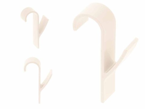 Wieszak haczyk na grzejnik kaloryfer łazienkowy kremowy