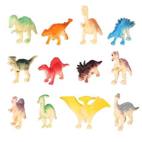 Dinozaury wykopaliska jajko XL dinozaura 12 figurek zestaw archeologiczny