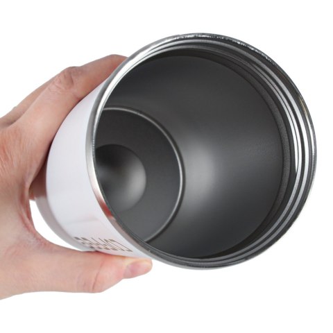 Kubek podróżny LED z ustnikiem 500ml biały