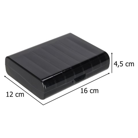 Pojemnik organizer na tabletki leki czarny