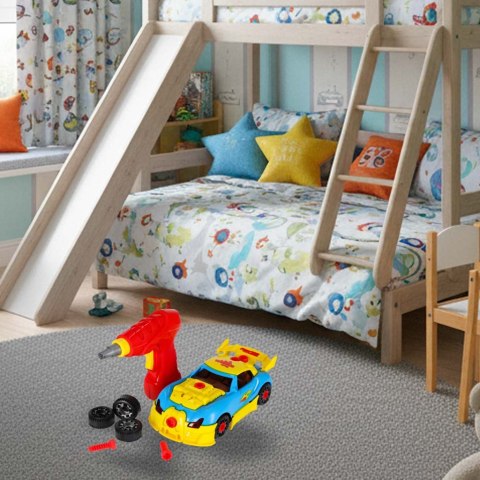 Samochód sportowy do rozkręcania konstrukcyjny do tuningu światło dźwięk