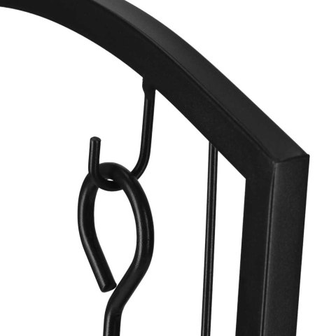 Stojak na drewno kominkowe regał metalowy akcesoria do kominka