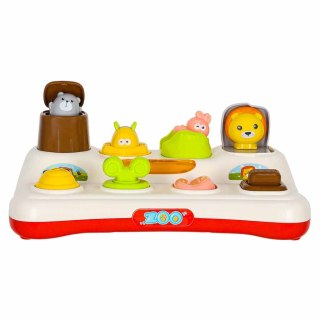 Zabawka edukacyjna pop-up wyskakujące zwierzątka światła dźwięk