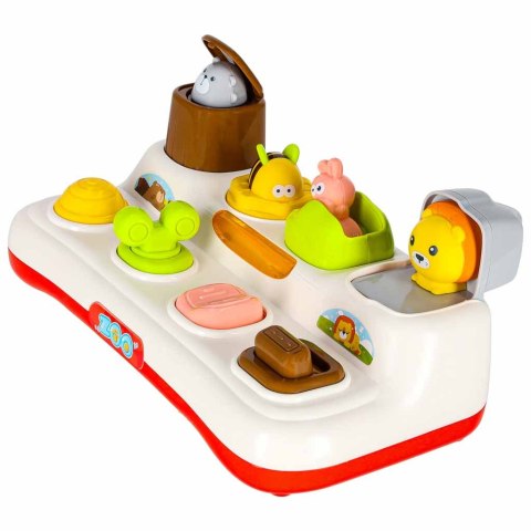 Zabawka edukacyjna pop-up wyskakujące zwierzątka światła dźwięk