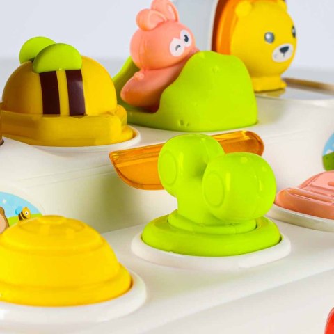 Zabawka edukacyjna pop-up wyskakujące zwierzątka światła dźwięk