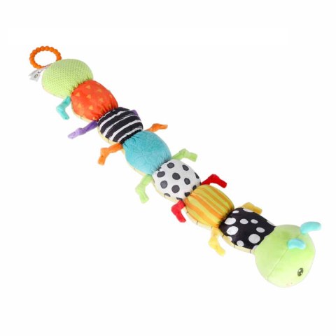 Zabawka interaktywna sensoryczna dla niemowląt gąsienica pluszowa muzyczna