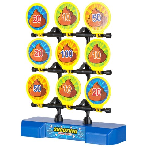 Strzelanie do celu ruchoma tarcza gra zręcznościowa pistolet piłki