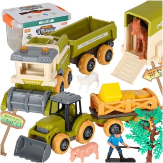 Farma traktor maszyny rolnicze ciągnik do skręcania zwierzęta wkrętarka