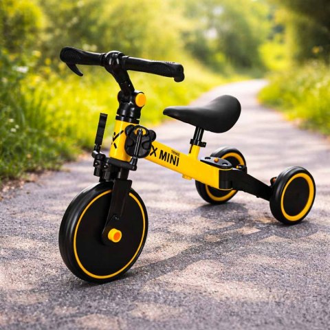 Rowerek biegowy Trike Fix Mini rower wielofunkcyjny 3w1 żółty