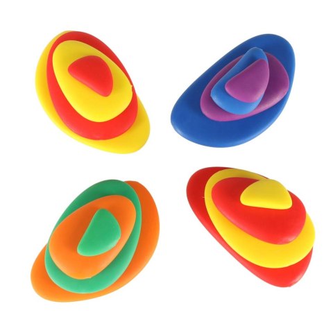 Kamyki kreatywne kolorowe układanka montessori 65 el.