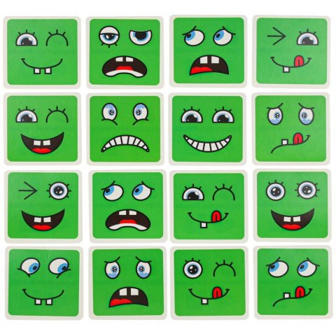 Klocki kreatywne montessori wyzwania zmieniające twarz emocje