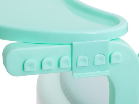 Krzesełko stolik do karmienia i zabawy miętowy