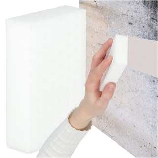 Magiczna gąbka z melaminy do czyszczenia plam bez chemii wielofunkcyjna wypustki