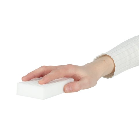 Magiczna gąbka z melaminy do czyszczenia plam bez chemii wielofunkcyjna wypustki