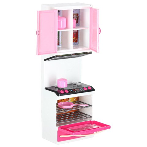 Mebelki dla lalek kuchnia 4 segmenty dźwięki LED 48cm