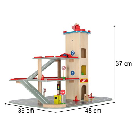 Parking drewniany garaż LULILO BENINO piętrowy