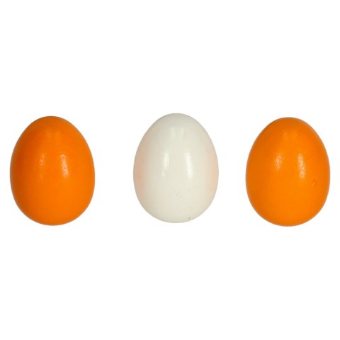 Jajka drewniane montessori do zabawy wyjmowane żółtka