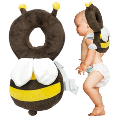 Ochrona głowy poduszka do nauki chodzenia plecak bezpieczeństwa przed upadkiem pszczoła