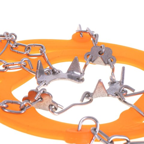 Raczki na buty antypoślizgowe turystyczne z kolcami łańcuchy pokrowiec roz. 38-45