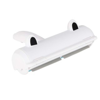 Szczotka wałek rolka do czyszczenia sierści z ubrań tapicerki biała niebieska