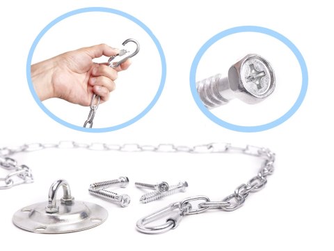 Zestaw do montażu huśtawki fotela wiszącego gniazda 200kg