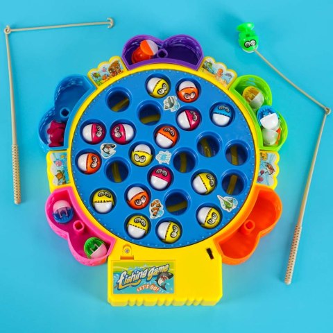 Gra zręcznościowa rodzinna rybki łowienie 24 rybek