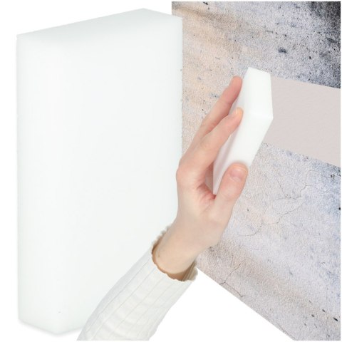 Magiczna gąbka z melaminy do czyszczenia plam bez chemii wielofunkcyjna gładka