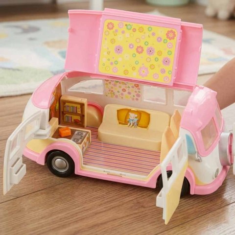 Samochód lodziarnia sklep z lodami kamper rozkładany stolik krzesła 30 elementów