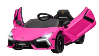 Elektryczny samochodzik dla dzieci Lamborghini Revuelto, 12V | Kolor: Różowy | Wymiary: 60x105x40 cm