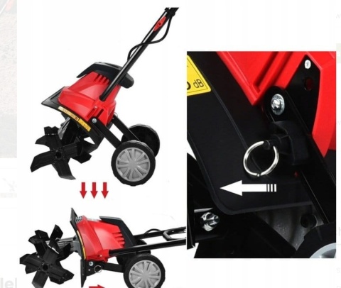 Glebogryzarka elektryczna kultywator 1200W