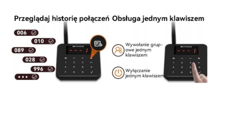 Retekess TD186 System Pagera Restauracji, Bezprzewodowy System Połączeń, Zasięg 600M