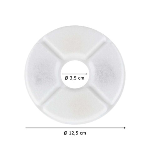 Filtry wymienne do poidełka fontanny dla psa kota zwierząt zestaw 6 sztuk