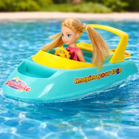 Łódź dla lalek jacht imprezowy rozkładany lalka deska surfingowa