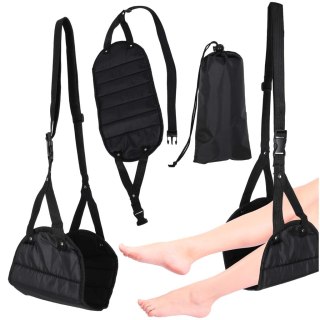 Podnóżek wiszący mini hamak na stopy nogi podróżny turystyczny