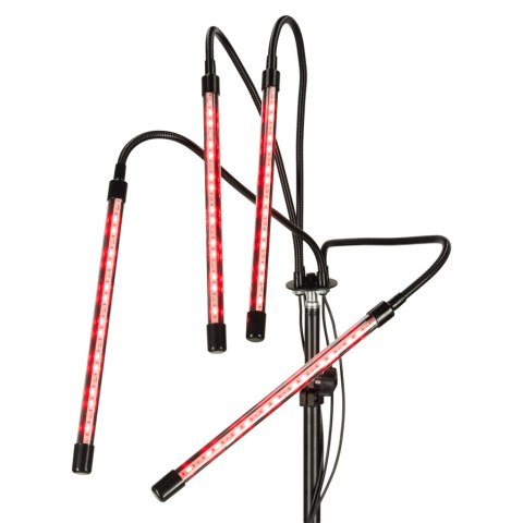 Lampa do roślin LED uprawy wzrostu panel na statywie 4x80LED