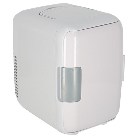 Lodówka turystyczna elektryczna samochodowa mini na jedzenie kosmetyki grzanie chłodzenie 2w1 3,4L biała