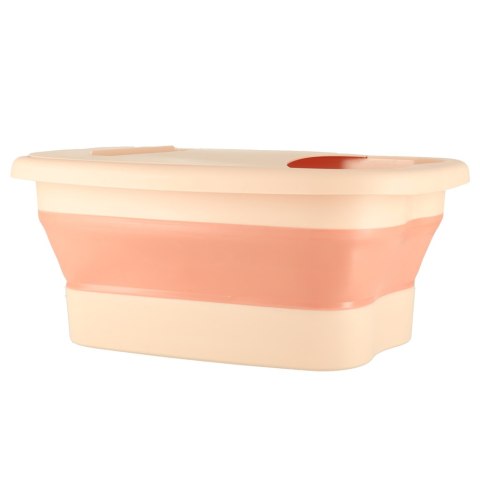 Miska do masażu mycia stóp nóg silikonowa składana wiadro z wypustkami