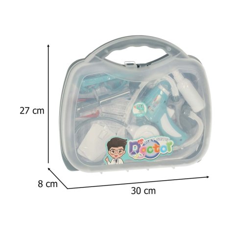 Zestaw lekarza w walizce mały doktor akcesoria dźwięk światła