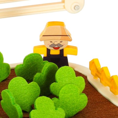 Gra planszowa zręcznościowa marchewkowe pole familijna gra dla dzieci