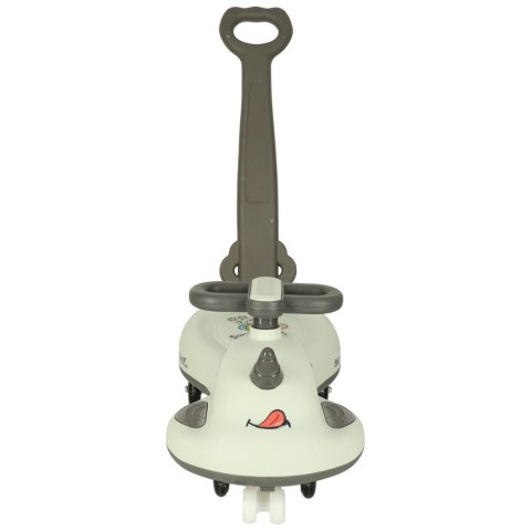 Jeździk grawitacyjny LED Swing FIX S1 skuter z rączką szary max 65kg