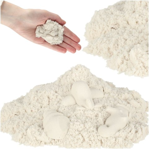 Piasek sensoryczny dla dzieci 1kg w woreczku biały