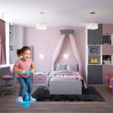 Skoczek dla dzieci pogo równowaga jumper niebieski