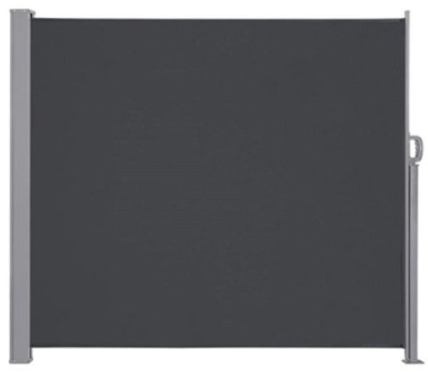 Markiza boczna tarasowa LUARO parawan zwijany 160 x 300 cm szary