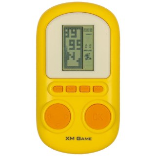 Gra elektroniczna zręcznościowa mini konsola przenośna kieszonkowa żółty